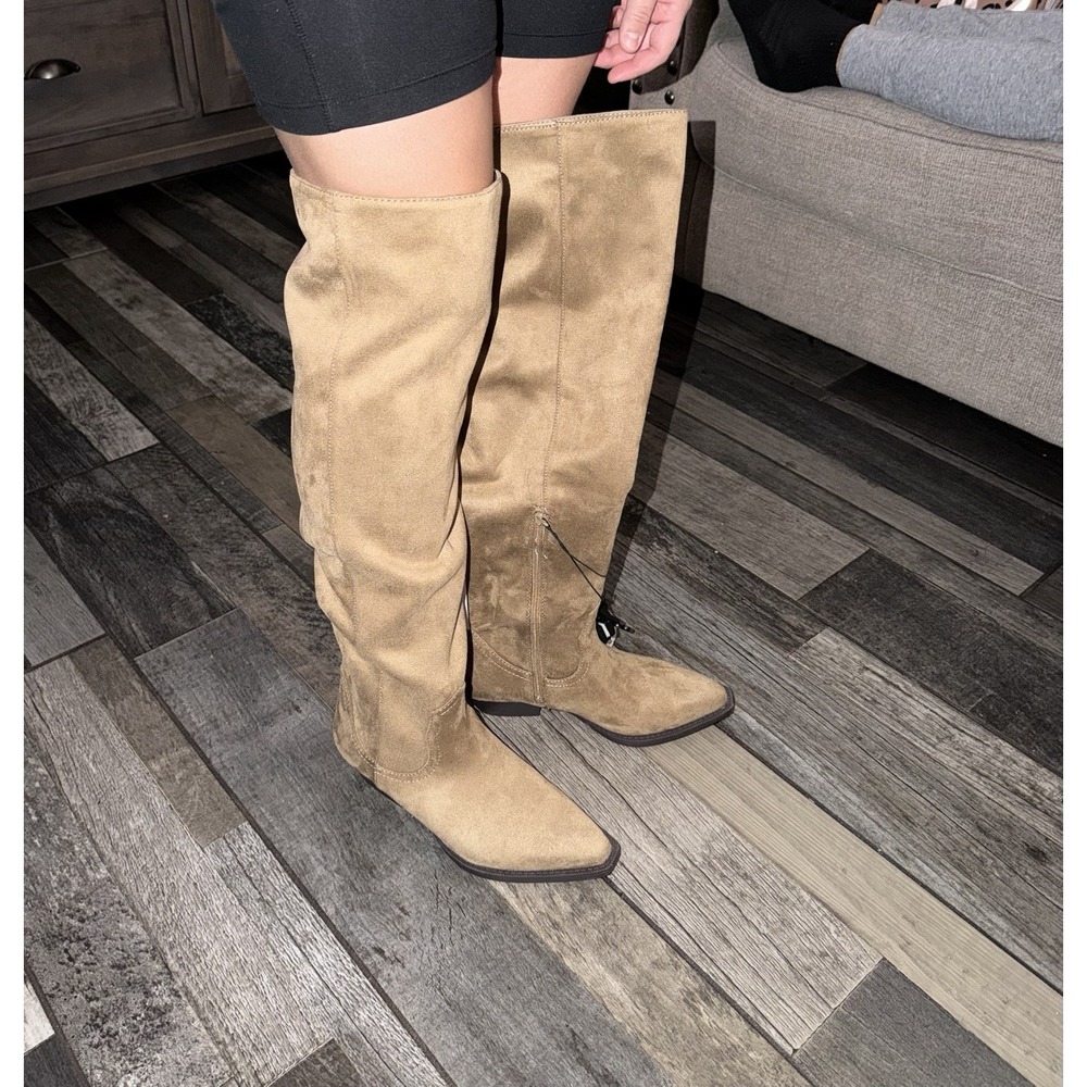 Women western over the knee boots size 7